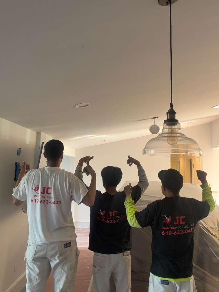 JC Painting & Construction crew at work San Diego
